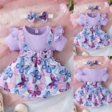 Body neonato bambina farfalla