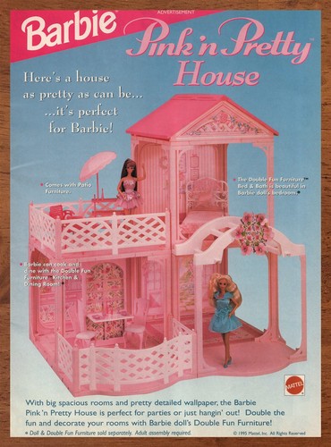 Barbie pink pretty house - barbie,