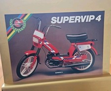 Garelli Super Vip 4 Oro Depliant D'epoca Originale Rivenditore Motocicli