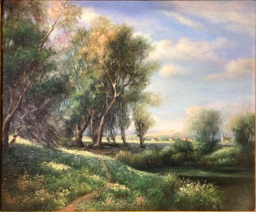 Paesaggio bucolico con