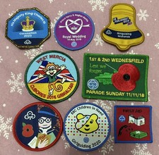 8 x Girlguiding Badges