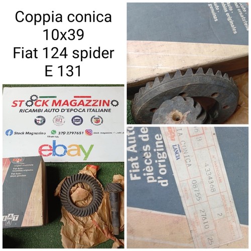 Coppia conica 10x39 fiat - 10x39,