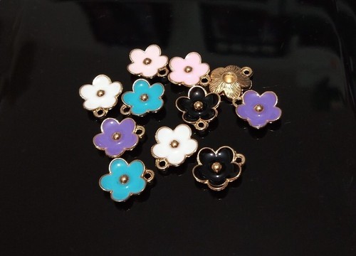 10pz misti ciondoli charms