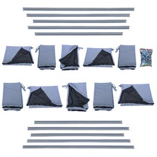 Set tende misura opache - su, per