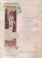 menu 17 fev 1905  EXCELSIOR