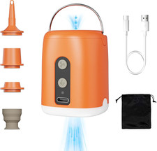 Pompa Elettrica per Materasso Gonfiabile, Gonfiatore Elettrico Portatile 4.5Kpa 