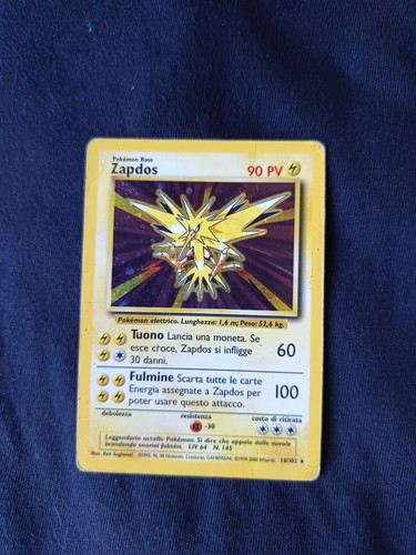 Pokemon zapdos 102 set base - zapdos,