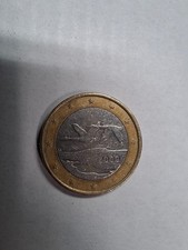 Moneta Rara 1 Euro Finlandia 2000 Cigni Uccelli