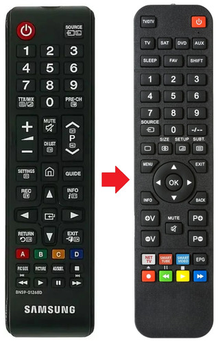 Telecomando adatto per samsung - per,