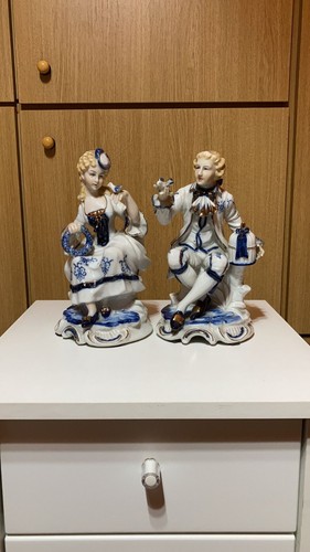 Coppia statuette in - statuette,