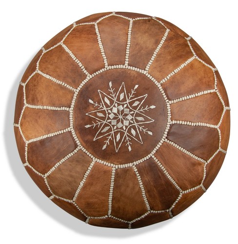 Pouf marocchino pelle - in,