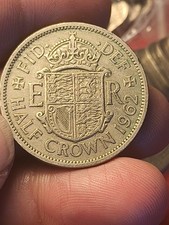 Regno Unito half crown 1962 Regina Elisabetta II 1/2 corona 