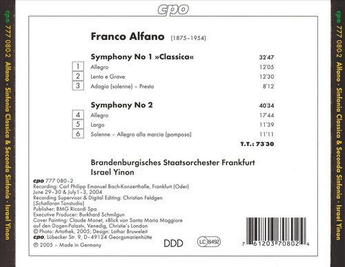 Franco alfano symp honies - symp;honies, &