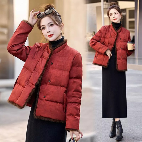 Piumino donna elegante - elegante, bordo