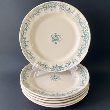 6 Assiettes plates anciennes