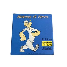 Pellicola Techno Film Super 8mm B/N Braccio Di Ferro La Nave Salvata