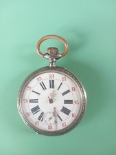 Orologio da Tasca Ancre Rive Droite 15 Rubis. In Argento 800. LANCETTE ROTTE