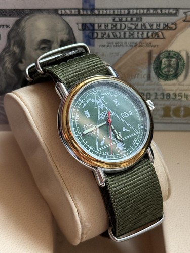 Orologio massone oro - orologio, sovietico