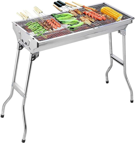 Barbecue carbone acciaio - a,