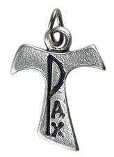 Ciondolo Tau Pax Placcato