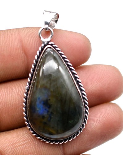 Ciondolo labradorite pietra - ciondolo,
