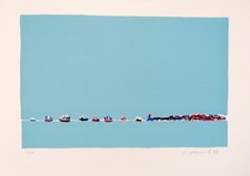 GIOVANNI OMICCIOLI - 1969 Litografia firmata e numerata 9/160