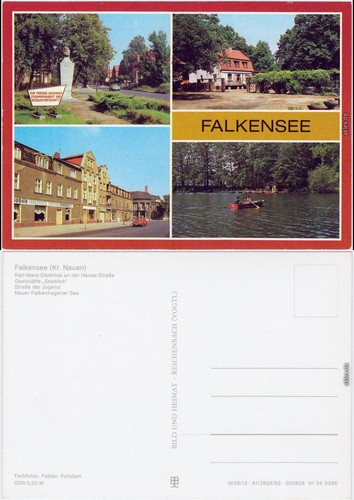 Falkensee karl marx monumento - falkensee, karl-marx-monumento