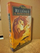 VHS-VIDEOCASSETTA-WALT DISNEY IL RE LEONE II-IL REGNO DI SIMBA-OTTIME CONDIZIONI