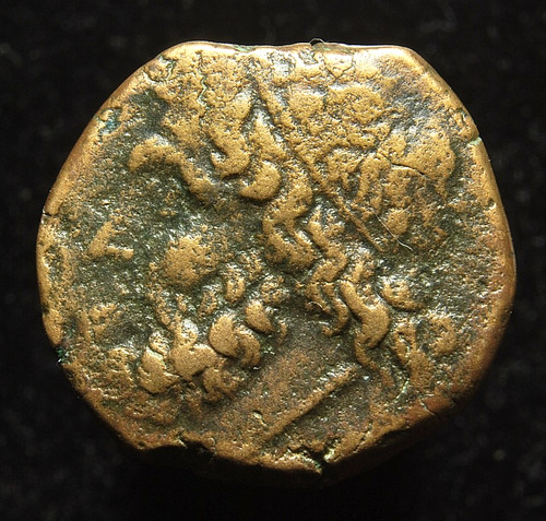 Antico greco ae19 gerone - antico, ii