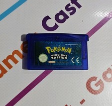 NINTENDO GAMEBOY ADVANCE POKÉMON ZAFFIRO ITALIANO GBA ORIGINALE!!