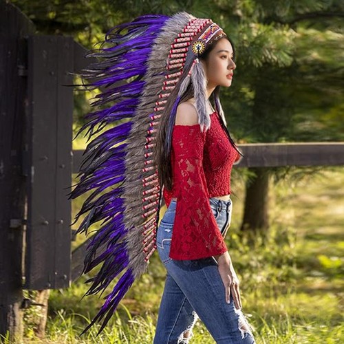 Copricapo indiano costume - copricapo,