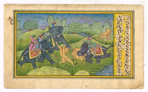 Pittura indiana miniatura - indiana, a