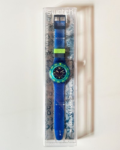 Swatch vintage scuba 200 - scuba, blue