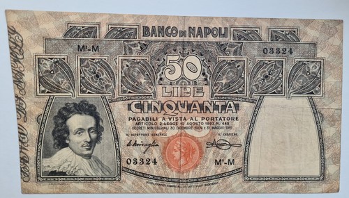 Banco napoli 50 - banco, lire
