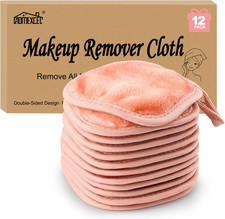 Panno Struccante 12 Pezzi, Riutilizzabili Struccanti, Lavabili Ultra Morbidi per