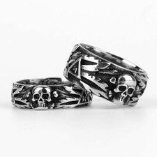 CALDO! Anello Teschio Acciaio
