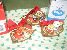 THUN   Tre PICCOLE  SLITTE   ANNO 2017-2020-2021 , pinguino ORSO, VOLPE.