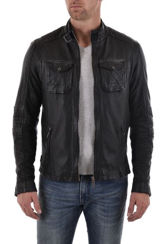 Giacca moto uomo biker nera - biker,