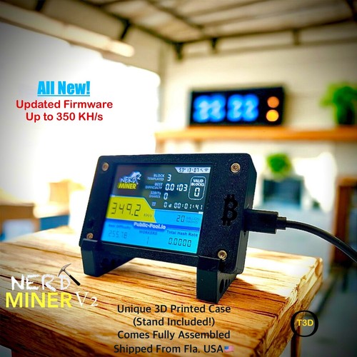 Nerd miner 350 s - miner, tft