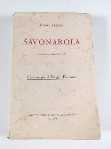 Savonarola rino alessi - savonarola,