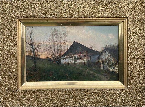Quadro olio antico - , vintage