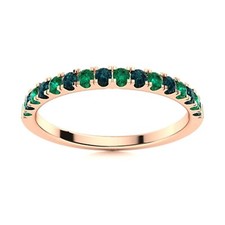 Anello mezza eternità argento