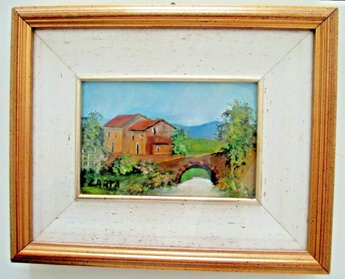 Quadro olio 10x15 pittore