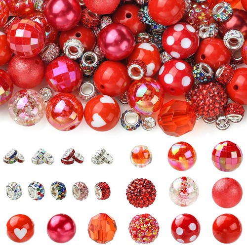 150 pezzi resina rosso