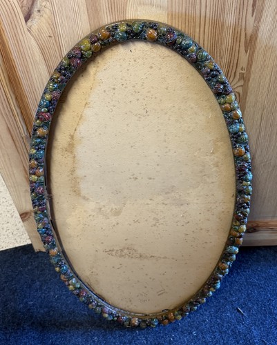 Vintage gesso plaster picture - vintage,
