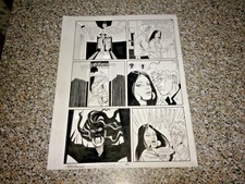 TAVOLA ORIGINALE DYLAN DOG LA DONNA URLANTE PAG.53 di MONTANARI e GRASSANI