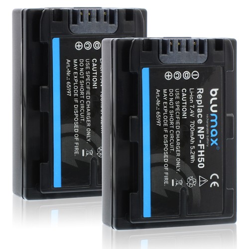 Blumax batteria per sony - 2x,