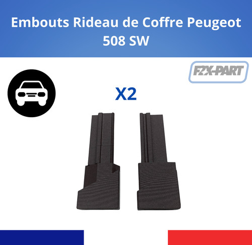 Embouts rideau coffre - rideau, de