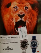 OROLOGI KIENZLE 1822 2000 PUBBLICITÀ ADVERTISING WERBUNG ITALIAN CLIPPING