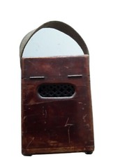 Trasformatore di corrente Vintage in Legno Linea V 600